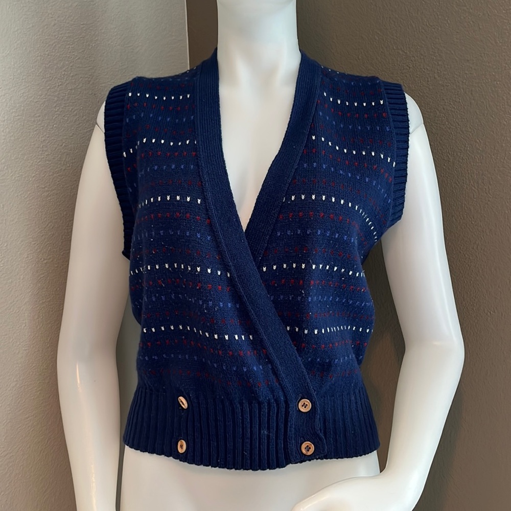The Wyndham Collection Vintage Sweater Vest